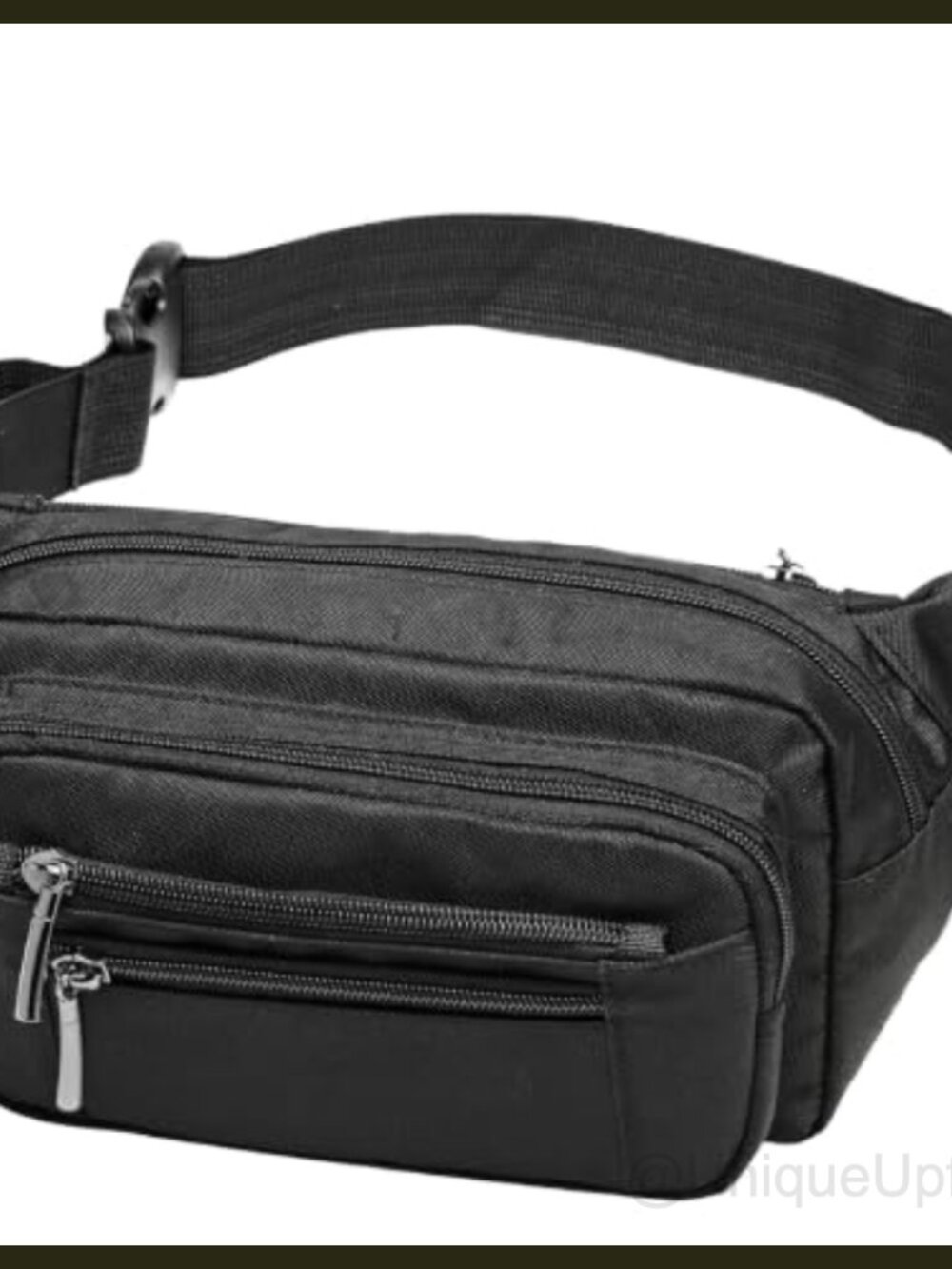 Water-Resistant Polyester Waist Pack Crossbody Travel Fanny Bag
